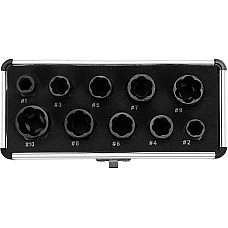 YT-06031 Set Extractoare Suruburi, 3/8", 10 Buc