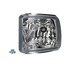 Lumina de lucru Lampa de lucru H27 12V lungime: 123mm inaltime: 115mm adancime: 121mm cu bec stanga JOHN DEERE WESEM LPRC.54701.02