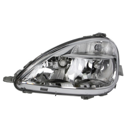 Far Lampa frontala Stanga H4/H7 pneumatic culoare insert: cromat MERCEDES A W168 TYC TYC 20-0332-05-2