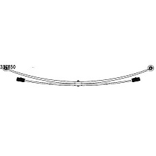 Pachet arc cu foi Leaf spring rear no.of blades: 2x740 MERCEDES SPRINTER 35-T B906 SPRINTER 3-T B906 VW CRAFTER 30-35 CRAFTER 30-50 1.8-3.5 04.06- LS GERMANY 337850-LS