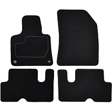 Covoras podea textil Floor mats Velours 4 pcs front/rear set colour neagra CITROEN C4 GRAND PICASSO II 06.13- Van 7 places MAMMOOTH MMT A041 CIT135 PRM 01
