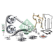Chit lant de distributie Timing set chain + sprocket CHEVROLET AVEO CRUZE ORLANDO TRAX OPEL ADAM ASTRA J ASTRA J GTC CASCADA CORSA D CORSA D/HATCHBACK CORSA E INSIGNIA A MERIVA B 1.2-1.4LPG 09.09- INA 560 0002 10