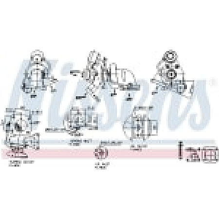 Turbocompresor Nou cu set de garnituri  FORD TRANSIT TRANSIT TOURNEO 2.2D 04.06-08.14 NISSENS NIS 93075