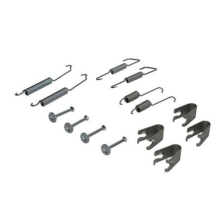 Set accesorii, sabot de frana Set de montaj pantofi de frana LUCAS MERCEDES 124 W124 A W168 1.4-2.5D 12.84-08.04 QUICK BRAKE QB105-0773