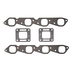 Set garnituri, galerie evacuare Exhaust manifold gasket set 2x exhaust manifold gasket 2x exhaust u-bend gasket GM 454 525 7.4L &amp; 8.2L SIERRA INTERNATONAL LLC 18-4348