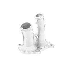 termostat carcasa FORD B-MAX C-MAX C-MAX II FIESTA V FIESTA VI FOCUS II FOCUS III FUSION MONDEO IV 1.25/1.4/1.6 11.01- OE FORD 1707050