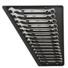 Chei Set of wrenches combination 6-Point / Bi-hexagonal metric size: 10 11 12 13 14 15 16 17 18 19 20 21 22 8 9 mm MILWAUKEE 4932464258