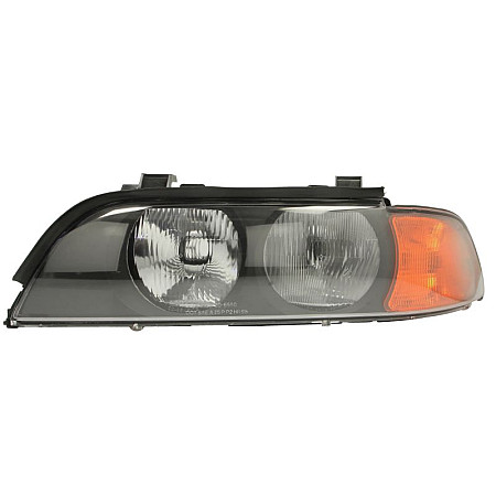 Far Lampa frontala Stanga H7/HB3 electric cu motor culoare insert: negru culoare semnalizator: portocaliu BMW 5 E39 TYC TYC 20-0380-05-2