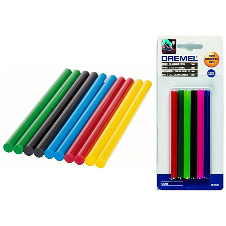 Discuri pentru taiere Adeziv pentru un pistol cu ??lipici 12buc grosime: 7mm lungime totala: 100mm destinat pentru: universal plastic DREMEL 2 615 GG0 5JA