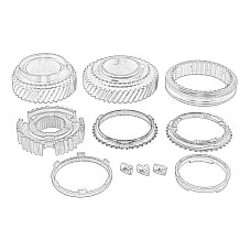Roata dintata a cutiei de viteza Gearbox sprocket gear-3/4 with a slide RENAULT MASTER II TRAFIC III 07.98- OE RENAULT 32 61 012 63R