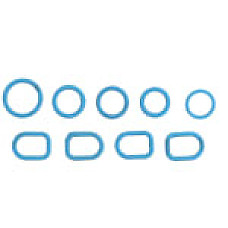 Set garnitura de baza a filtrului de ulei Oil radiator gasket set CHRYSLER 300C PACIFICA TOWN &amp; COUNTRY VOYAGER V DODGE CHALLENGER CHARGER GRAND JOURNEY FIAT FREEMONT JEEP CHEROKEE WRANGLER III 3.2-3.6LPG 09.10- USA 68191356AA-1 SIL