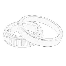 Rulment roata Wheel bearing DEUTZ SAME OE SDF 04433589