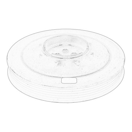 Fulie curea, arbore cotit Crankshaft pulley BMW MINI R56 R57 R58 CLUBVAN R55 COUNTRYMAN R60 PACEMAN R61 TOYOTA AURIS AVENSIS VERSO 1.6D/2.0D 05.09-12.18 OE BMW 11 23 8 477 129