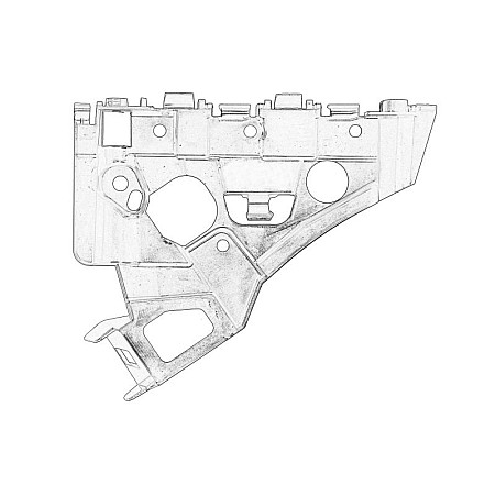 Suport, bara protectie Ghid bara de protectie Fata Stanga latura plastic OPEL ASTRA J ASTRA J GTC 1.3D-2.0D 09.09- OE OPEL 13368872