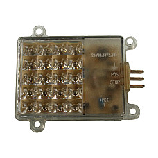 Elemente iluminare Rear lamp element L/R MULTIPOINT I LED 24V with stop light parking light cartridge ASPOCK A12-1527-004