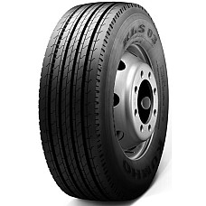Anvelopa ax fata LKW 2171253 KLS03 KUMHO Truck tyre Long distance Front 3PMSF 164K labels: fuel efficiency class - C wet grip class - B rolling noise and resistance measuring class - 69 dB A snow grip - Yes i KUMHO 385/65R22.5 CKU KLS03