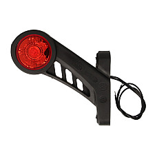 Lampa gabarit Outline marker lights L Red/White LED 12/24V WAS 891L W77.2STAR