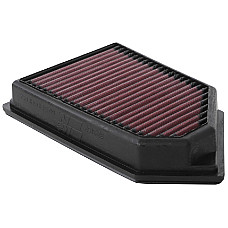 Panou de filtrare (cartus) Sports air filter outer length: 254mm outer width: 162mm height: 40mm shape: Panel  FORD FIESTA VII PUMA 1.0/1.0ALK/1.0H 05.17- K&amp;N FILTERS 33-3159