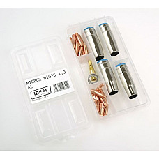 Accesorii si materiale pentru sudare Service parts kit 1/12mm box intended use: for welding aluminium welding clamp MIG 25 IDEAL MIGBOX25/AL/1.0