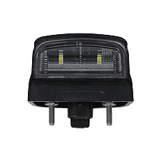 Iluminare numar de circulatie Licence plate lamp LED 12/24V colour: neagra glass colour: white connector: SUPERSEAL VIGNAL VAL199040