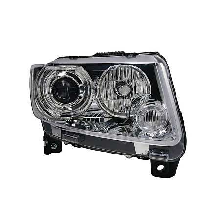 Far Lampa frontala Dreapta H9 electric cu motor culoare insert: cromat JEEP COMPASS GRAND CHEROKEE IV TYC TYC 20-16655-05-9