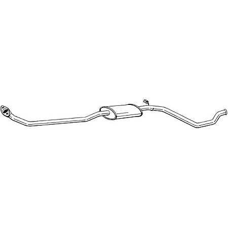 Toba esapamet intermediara Sistem de evacuare a amortizorului PEUGEOT 306 1.9D 05.93-05.01 BOSAL BOS291-697
