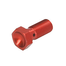 Surub tubular, conducta frana surub hidraulice banjo bolt M10x1.00 Suzuki la liniile de frana rosu TRW AUTOMOTIVE MCH921R
