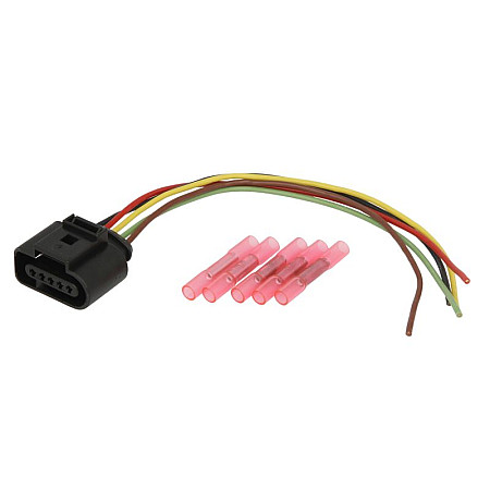 Set reparat cabluri, sonda Lambda Fir de cablu pentru bobina de aprindere pentru debitmetru de aer 200mm numar pini: 5 AUDI A3 A4 B5 A4 B6 A4 B7 A6 C6 Q7 SEAT ALTEA ALTEA XL LEON 1.0-3.0D 09.95- SENCOM SEN20388