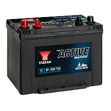 Acumulator Pornire Battery YUASA 12V 80Ah/680A Active Marine Start L+ standard terminal + threaded 260x174x225 B9 backup YUASA M26-80S