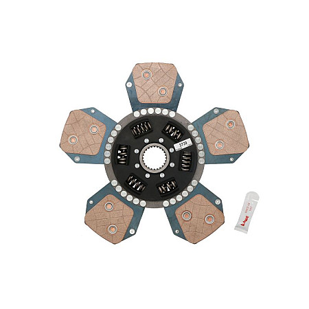 Disc ambreiaj ceramica 327mm 5 CLAAS ATOS DEUTZ FAHR 5000 AGROCLIMBER AGROFARM AGROLUX AGROPLUS AGROTRAC HUERLIMANN XB XM XT LAMBORGHINI C NITRO R 1000.4W-TD2012L04 KAWE 3739 KW