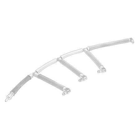 Furtun, supracurgere combustibil Fuel hose AUDI A3 SEAT ALTEA ALTEA XL IBIZA IV IBIZA IV SC IBIZA IV ST LEON TOLEDO IV SKODA FABIA II OCTAVIA II RAPID ROOMSTER ROOMSTER PRAKTIK SUPERB II YETI 1.6D 02.09- OE VW 03L 130 235AF