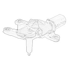 Motor stergator Wiper motor rear SEAT LEON SKODA FABIA III KAROQ KODIAQ OCTAVIA III 09.12- OE VW 5F4 955 711A