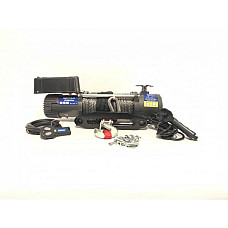Troliu pentru vehicul off-road Off-road vehicle winch BST 10000 Lbs towed weight 4536kg 55HP voltage 12V  transmission 3-step planetary reduction 218:1 rope type: synthetic 28m brake type dynamic HUSAR WINCH BST10000LBS12V-S