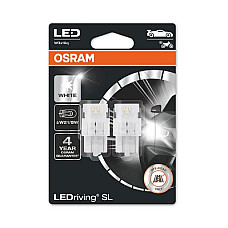 Bec incandescent Bec LED ambalaj blister 2buc W21/5W 12V 19W W3X16Q Nici o certificare de aprobare LEDriving SL alb rece 6000K OSRAM OSR7515DWP-02B