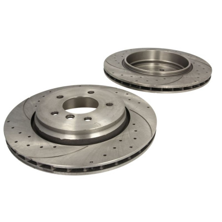 Disc frana de performanta High-efficiency brake disc SPEEDMAX Cut-Drilled rear  L/R outer diameter 320 mm 2pcs BMW 3 E46 2.5/3.0/3.0D 10.99-12.07 SPEEDMAX C4B034ABEPTUOTUV