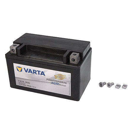Acumulator Pornire Battery AGM/Starting VARTA 12V 6Ah 105A L+ Maintenance free 150x87x95mm Started YTX7A-BS APRILIA MOJITO MXV RXV SL SR SXV BETA ALP M4 DAELIM NS OTELLO SG 25-750 1987-2020 VARTA YTX7A-BS VARTA FUN READY