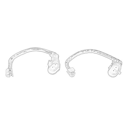Senzor de avertizare,uzura placute de frana Brake pad wear sensor rear length: 180mm IVECO DAILY OE IVECO 42579526