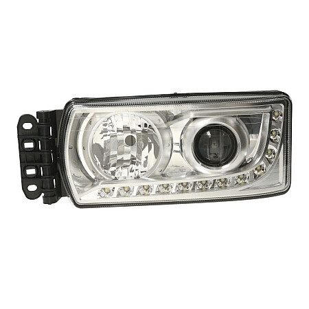 Far Lampa frontala Stanga 12LED*1WATT/H7 manual fara motoras fara controler LED IVECO EUROCARGO IV EUROCARGO V STRALIS I STRALIS II 02.02- GIANT 131-IV20311ML