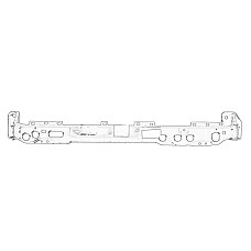 Suport radiator Radiator fixing beam  FORD C-MAX II FOCUS III FOCUS III/KOMBI TRANSIT V363 1.0-Electric 04.10- OE FORD 2268709