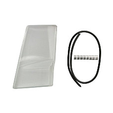 Lentila far Sticla farului Stanga with gasket se potriveste VOLVO FH FH12 FH16 FM FM12 FM7 FM9 0893 DEPO 47#773 1125LEND