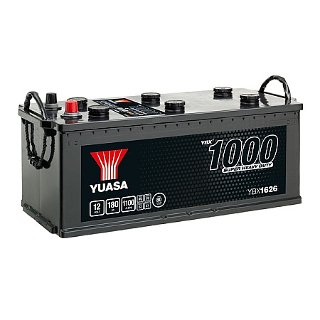 Acumulator Pornire Battery 12V 180Ah/1100A 1000 Series Super Heavy Duty R+ Standard 513x223x223 B03 Starting YUASA YBX1626