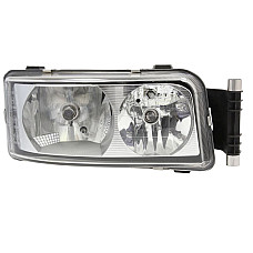 Far Headlamp R 2*H7/H21W/W5W electric with daytime running light insert colour: chromium-plated MAN LIONS CITY TGM I TGS I 02.09- ZKW 569.24.000.27
