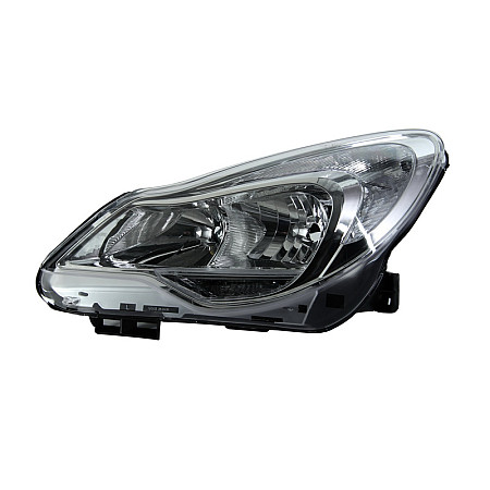Far Lampa frontala Stanga H1/H7/PSY24W/W21 electric cu motor culoare insert: cromat OPEL CORSA D CORSA D/HATCHBACK TYC TYC 20-12630-05-2
