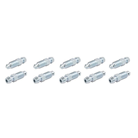 Surub aerisire, cilindru receptor frana Aerisitor frana M8x1mm 10 buc HYUNDAI ACCENT III KIA CARENS I CLARUS K2500 PICANTO I PRIDE RETONA RIO I RIO II SEPHIA SHUMA SHUMA I SHUMA II SPORTAGE 1.0-3.8 10.87- QUICK BRAKE QB0093-10