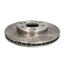 Disc frana de performanta High-efficiency brake disc SPEEDMAX Cut-Drilled front  L/R outer diameter 288 mm thickness 25 mm 2pcs MERCEDES C T-MODEL S202 C W202 CLK A208 1.8-3.6 05.93-02.11 SPEEDMAX 5201-01-0736PTUOTUV