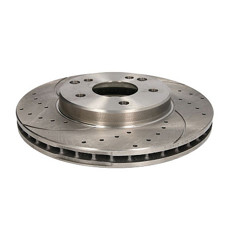 Disc frana de performanta High-efficiency brake disc SPEEDMAX Cut-Drilled front  L/R outer diameter 288 mm thickness 25 mm 2pcs MERCEDES C T-MODEL S202 C W202 CLK A208 1.8-3.6 05.93-02.11 SPEEDMAX 5201-01-0736PTUOTUV