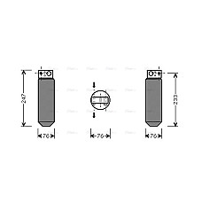 Filtru uscator aer conditionat SCANIA 4 PGRT DC11.08-DT12.12 08.96- HIGHWAY 42045001HW