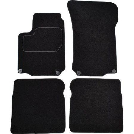 Covoras podea textil Floor mats Velours 4 pcs front/rear set colour neagra SEAT LEON 11.99-06.06 Saloon MAMMOOTH MMT A041 SET110 PRM 01