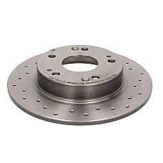 Disc frana Brake disc BREMBO Xtra 1pcs Drilled rear  L/R outer diameter 260 mm thickness 9 mm HONDA CIVIC IX CIVIC VIII 1.3-2.2D 09.05-12.16 BREMBO 08.A147.1X