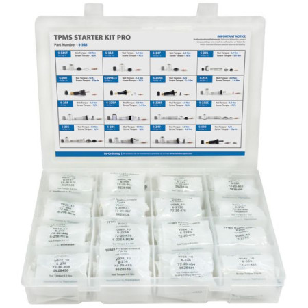 Supapa roata Kit universal de supape TPMS TPMS Starter Kit Pro Cu clema in Fixare in HAMATON HAM-6-348